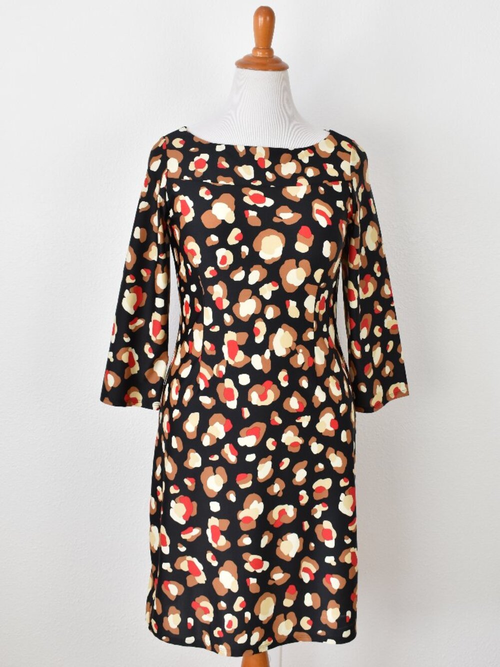Jude Connally Marlowe Leopard Animal Print Dress - M